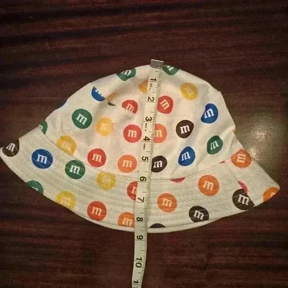 M&M Sweet Tours Reversible Adult Bucket Hat White - Picture 6 of 7